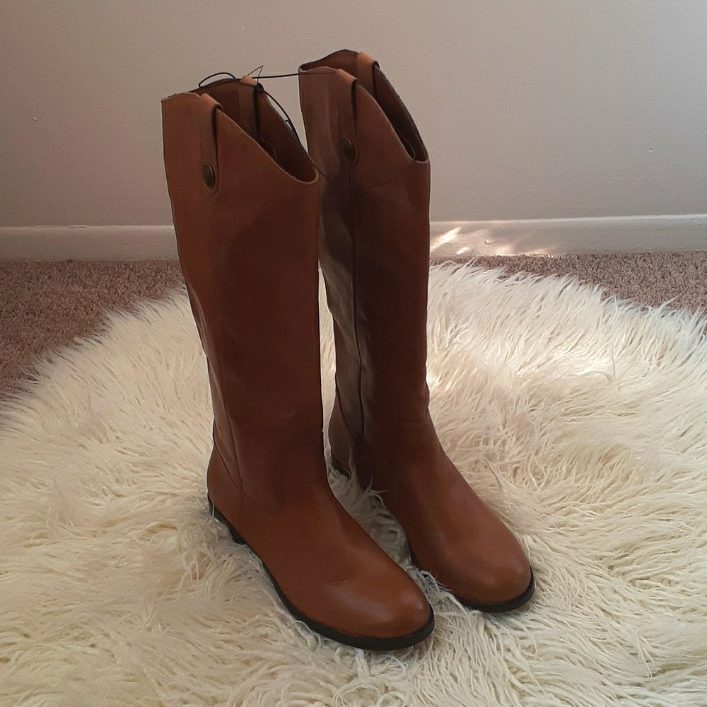 New genuine 1976 tall brown boots